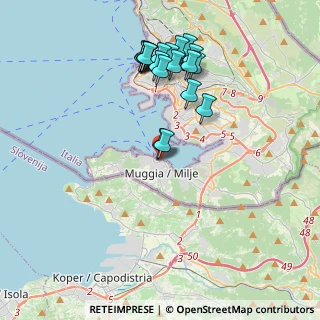 Mappa Via Cesare Battisti, 34015 Muggia TS, Italia (3.9905)