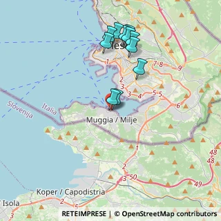 Mappa Via Battisti Cesare, 34015 Muggia TS, Italia (3.77364)