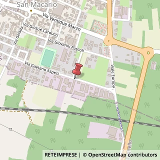 Mappa Via Aspesi Gaetano, 41, 21017 Samarate, Varese (Lombardia)
