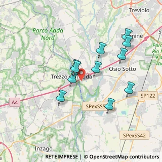 Mappa Via San Marco, 24042 Capriate San Gervasio BG, Italia (3.36182)