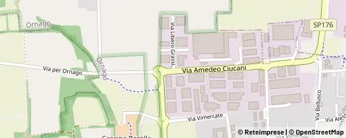 Mappa Ornago
