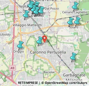 Mappa Via Gianni Rodari, 21042 Caronno Pertusella VA, Italia (2.64941)