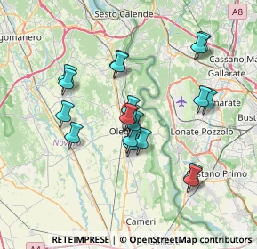 Mappa Via Porto di Castelnovate, 28047 Oleggio NO, Italia (6.40421)