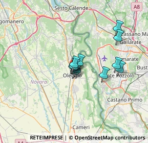 Mappa Via Porto di Castelnovate, 28047 Oleggio NO, Italia (4.31333)