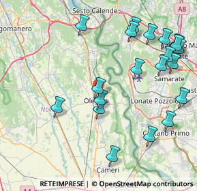 Mappa Via Porto di Castelnovate, 28047 Oleggio NO, Italia (9.681)