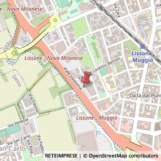 Mappa V.le Valassina, 20851 Lissone MB, Italia, 20851 Lissone, Monza e Brianza (Lombardia)