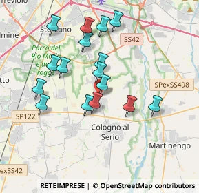 Mappa Via Giacomo Puccini, 24059 Urgnano BG, Italia (3.40563)