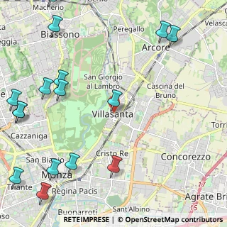 Mappa Piazza Giovanni XXIII, 20058 Villasanta MB, Italia (3.20688)