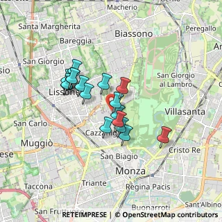 Mappa Via Alcide De Gasperi, 20854 Vedano Al Lambro MB, Italia (1.33471)