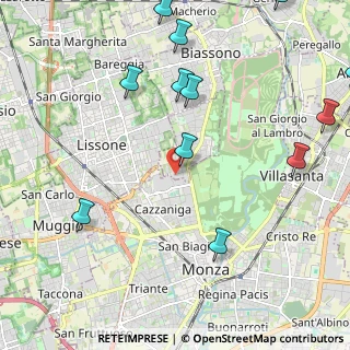 Mappa Via Alcide De Gasperi, 20854 Vedano Al Lambro MB, Italia (2.79917)