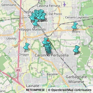Mappa Via Pavese Cesare, 21042 Caronno Pertusella VA, Italia (2.036)