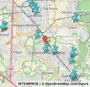 Mappa Via Washington, 21042 Caronno Pertusella VA, Italia (2.76357)