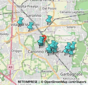 Mappa Via Washington, 21042 Caronno Pertusella VA, Italia (1.50533)
