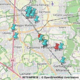 Mappa Via Washington, 21042 Caronno Pertusella VA, Italia (2.29933)