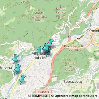 Mappa Via Zanardelli 79 CC Italmark, 25089 Villanuova Sul Clisi BS, Italia (0.8175)
