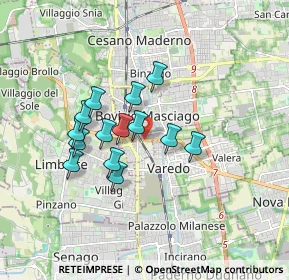 Mappa SP527, 20813 Bovisio-Masciago MB, Italia (1.35857)