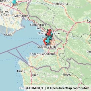 Mappa Salita Muggia Vecchia, 34015 Muggia TS, Italia (29.06571)