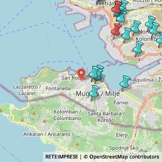 Mappa Salita Muggia Vecchia, 34015 Muggia TS, Italia (3.13)