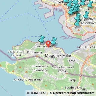 Mappa Salita Muggia Vecchia, 34015 Muggia TS, Italia (3.63105)