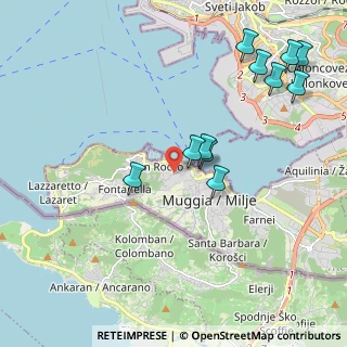 Mappa Salita Muggia Vecchia, 34015 Muggia TS, Italia (2.19909)