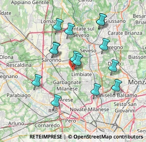 Mappa Corso Europa, 20812 Limbiate MB, Italia (7.04286)