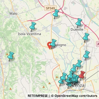Mappa Via Fabio Filzi, 36030 Costabissara VI, Italia (6.264)