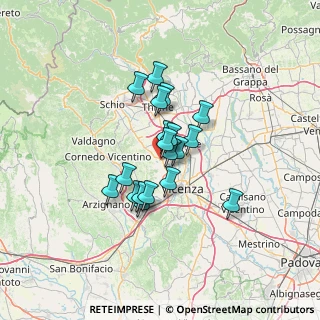 Mappa Via Fabio Filzi, 36030 Costabissara VI, Italia (9.25947)