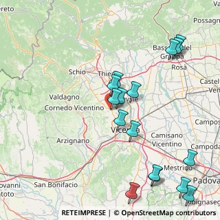 Mappa Via Fabio Filzi, 36030 Costabissara VI, Italia (18.83375)