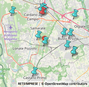 Mappa 21017 Cascina Elisa VA, Italia (4.56214)