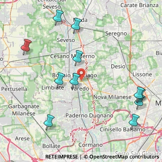 Mappa Via dei Mille, 20814 Varedo MB, Italia (5.17727)