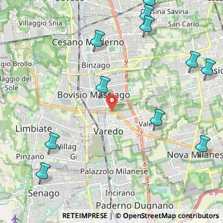 Mappa Via dei Mille, 20814 Varedo MB, Italia (3.01091)