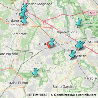 Mappa Via Castelmorrone, 21052 Busto Arsizio VA, Italia (5.3475)