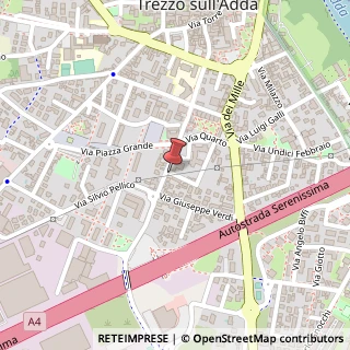 Mappa Via Mazzini Giuseppe, 46, 20056 Trezzo sull'Adda, Milano (Lombardia)