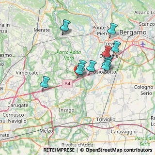 Mappa Via Pietro Micca, 20056 Trezzo sull'Adda MI, Italia (6.39)