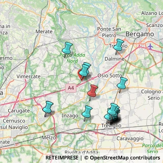 Mappa Via Pietro Micca, 20056 Trezzo sull'Adda MI, Italia (8.831)
