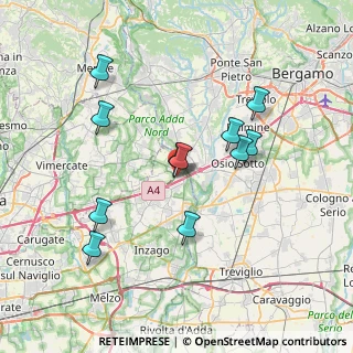 Mappa Via Pietro Micca, 20056 Trezzo sull'Adda MI, Italia (6.93727)