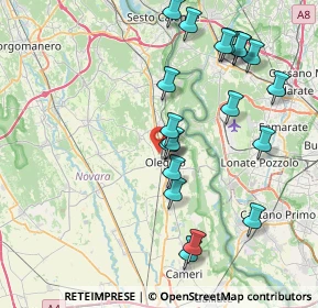 Mappa Via Monte Bianco, 28047 Oleggio NO, Italia (7.9775)