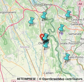 Mappa Via Monte Bianco, 28047 Oleggio NO, Italia (4.82455)