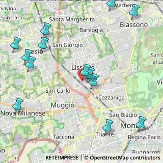 Mappa Via Cappuccina, 20851 Lissone MB, Italia (2.74077)