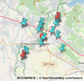 Mappa Via Giacomo Puccini, 25036 Palazzolo sull'Oglio BS, Italia (3.15211)
