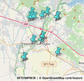 Mappa Via Giacomo Puccini, 25036 Palazzolo sull'Oglio BS, Italia (3.71143)