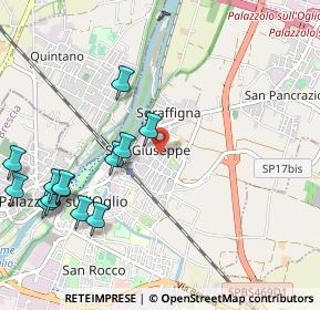 Mappa Via Giacomo Puccini, 25036 Palazzolo sull'Oglio BS, Italia (1.23615)