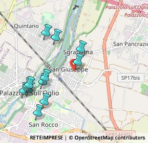 Mappa Via Giacomo Puccini, 25036 Palazzolo sull'Oglio BS, Italia (1.08)