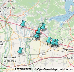 Mappa Via Giacomo Puccini, 25036 Palazzolo sull'Oglio BS, Italia (5.19364)