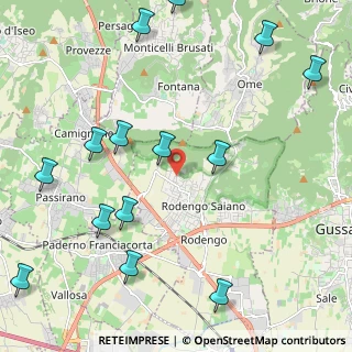 Mappa Via Madre Donata, 25050 Rodengo-Saiano BS, Italia (2.76786)