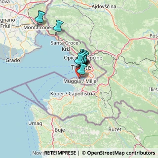 Mappa Calle Giuseppe Verdi, 34015 Muggia TS, Italia (9.68615)