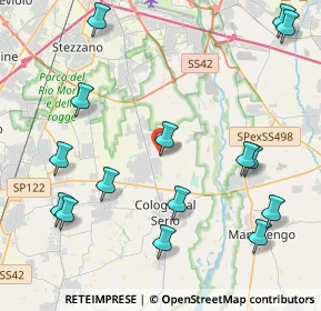 Mappa Via Basella, 24059 Urgnano BG, Italia (5.144)