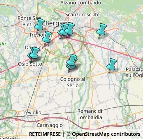 Mappa Via Basella, 24059 Urgnano BG, Italia (6.48846)