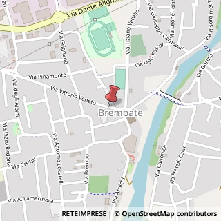 Mappa Via Veneto, 1, 24041 Brembate, Bergamo (Lombardia)