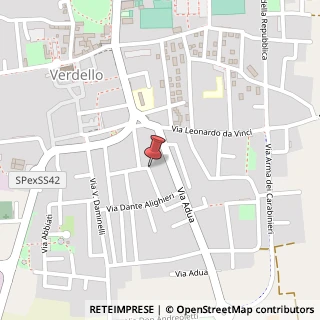 Mappa Via Giosuè Carducci,  11, 24049 Verdello, Bergamo (Lombardia)